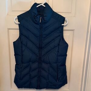 Eddie Bauer Women's Navy Quilted Vest